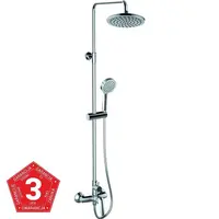 Xena Sprchový systém s funkciou dažďovej sprchy s batériou