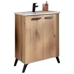 Kúpeľňová skrinka pod umývadlo 60 NOVA dub evoke