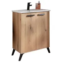 Kúpeľňová skrinka pod umývadlo 60 NOVA dub evoke