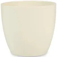 Keramický obal na kvetináč Scheurich 920, ø22cm, krémová