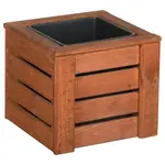 Drevený obal na kvety Kwartet I