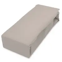 Plachta jersey s gumičkou 140x200 sivá