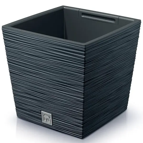 Kvetináč Furu štvorec Low 240 – antracit