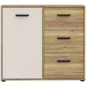 Komoda Mokkaro MOKK221L-M802 písek/dub mauvella