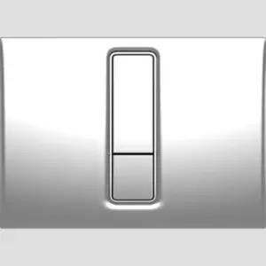 Tlačidlo Ineo Bright plast lesklý chróm 16.750.81