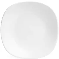 Talíř hluboký 23cm bilý čtv