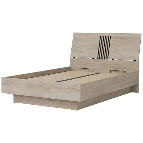 Postel 140 Sip Mati Mi18/140 dub cremona/černá s úložným prostorem