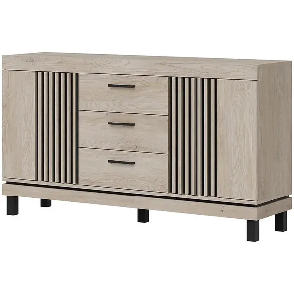 Komoda Mati Mi04 Dub Crem/Čierna