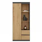 Regál KancelárskI Rs-80 Bily Antracit/Artisan