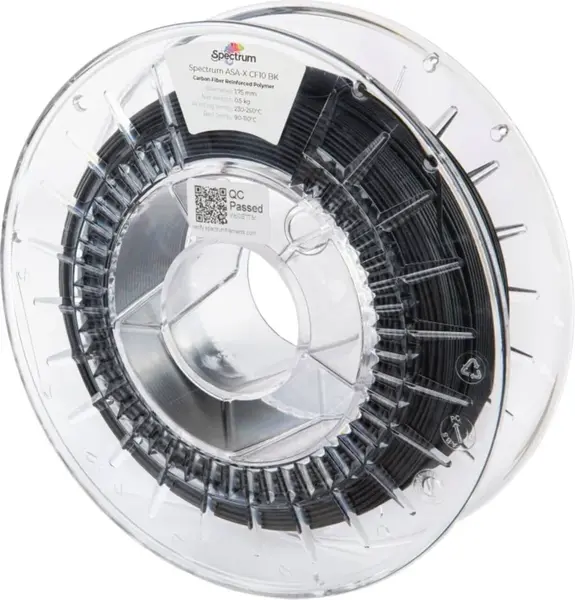 Spectrum 80952 3D filament, ASA-X GF10, 1,75mm, 500g, Černý (Traffic black)