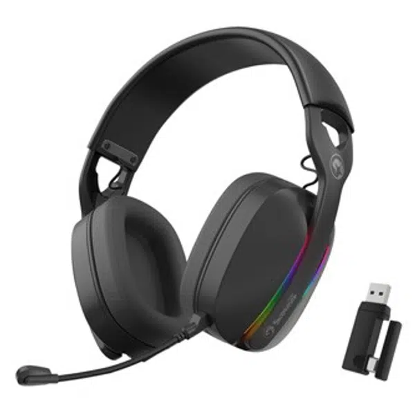 Marvo Pulz 70W, herní sluchátka, ovládání hlasitosti, černá, Tri-mode