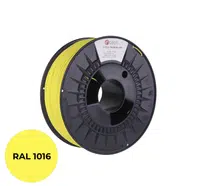 C-Tech 3DF-P-PETG1.75-1016 3D filament, PREMIUM LINE, PETG, sírová žlutá, RAL1016, 1,75mm, 1kg