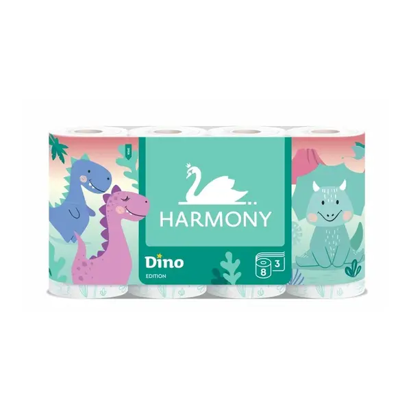 Harmony Dino toaletní papír 8 rolí