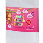 T-tomi Látkové TETRA pleny 80x80 cm sada 5 ks bílé