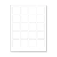 Samolepicí etikety 40 x 40 mm, 24 etiket, A4, 100 listů