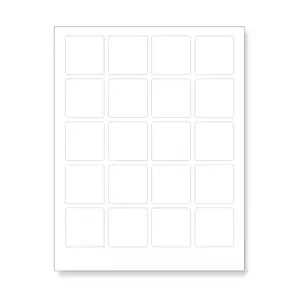 Samolepicí etikety 40 x 40 mm, 24 etiket, A4, 100 listů