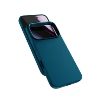 Zadní kryt Epico Silicone Mag+ Case pro Apple iPhone 17 Pro, modrá