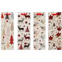 Darčeková taška  35x12x10cm trblietky/metalický mix 39768