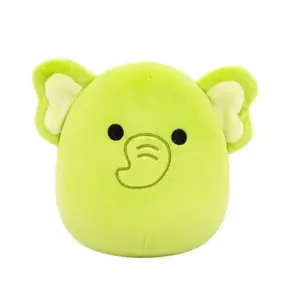 Squishmallows Zelený slon Franky, 13 cm