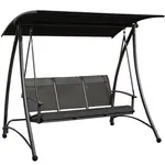 Zahradní houpačka šedá