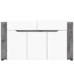 Komoda Brando B03 bílá/Beton 3d2s