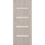 Posuvné dveře Verona 4*4 80P dub stříbrný