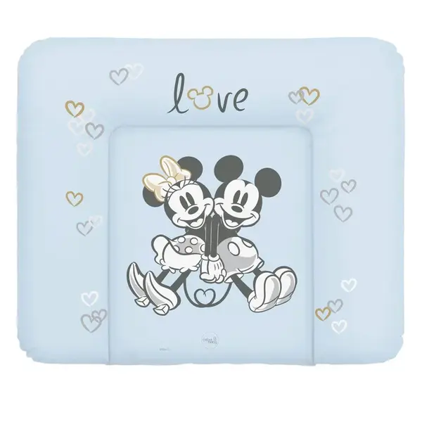 Ceba Podložka přebalovací měkká na komodu (85x72) Disney Minnie & Mickey Blue
