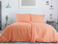 Obliečky z Renforcé bavlny OKTAGON oranžové Rozmer obliečky: 2 ks 70 x 90 cm | 200 x 220 cm