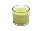 Sviečka v skle MINNESOTA LIGHT GREEN 9 cm svetlo zelená