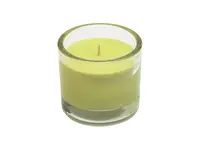 Sviečka v skle MINNESOTA LIGHT GREEN 9 cm svetlo zelená