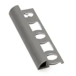 Lišta ukončovací "oblá" Profil-EU cementovo šedá, PVC, dĺžka 250 cm, výška hrany 10 mm, L10250CS