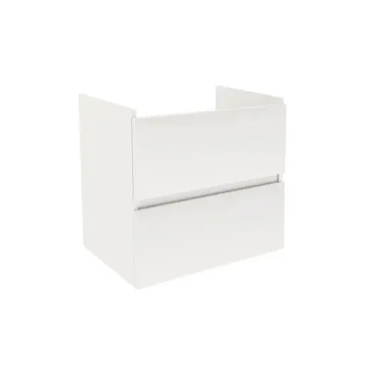 Kúpeľňová skrinka bez umývadla Naturel Project 52,5x51x45,3 cm biela lesk PROJECT260BIBU