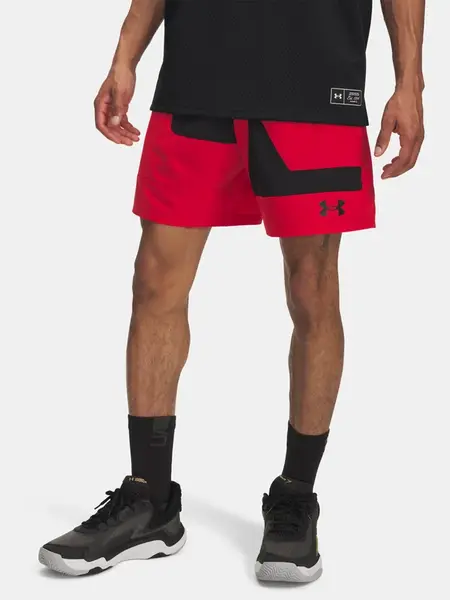 Pánske šortky Under Armour UA M Zone 7in Wvn Short Grphc-RED