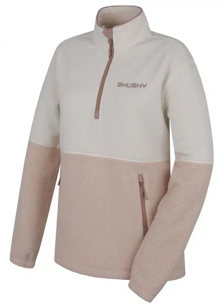 Husky Addy L S, beige Dámská fleecová mikina