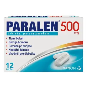Paralen 500 mg 12 tablet