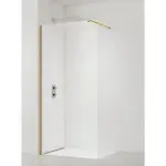 Sprchová zástena Walk-in 80 cm SAT vo farbe profilu zlatá lesk SATBWI80PRZ