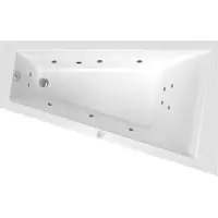 Masážna vaňa SIKO Idea Plus 160x100 cm BASIC akrylát ľavá SIKOHMBID160100L