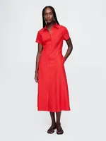 GAP Linen shirt maxi dress - Women's