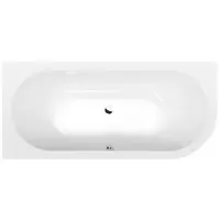 Polysan VIVA asymetrická vaňa 185x80 cm akrylát ľavá 72099S