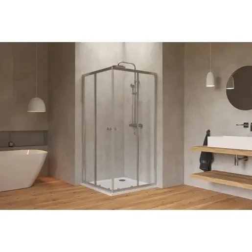 Sprchový kút štvorec 80x80 cm SAT Project SATBKMUQ80CRT