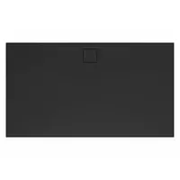 Sprchová vanička obdĺžniková SAT Vision 140x80 cm liaty mramor čierna SATSVVI14080C