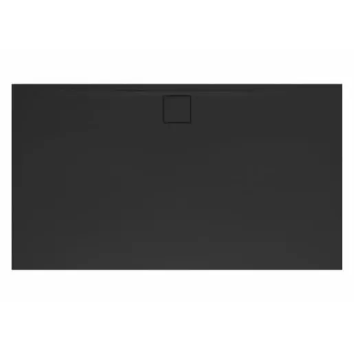 Sprchová vanička obdĺžniková SAT Vision 140x80 cm liaty mramor čierna SATSVVI14080C