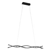 LED závesné osvetlenie Eglo LASANA 3 čierna 99317