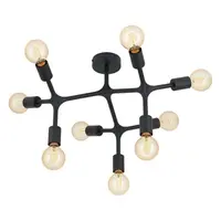 Stropné osvetlenie Eglo BOCADELLA 1 čierna 98318