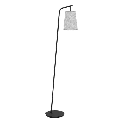 Stojaca lampa Eglo ALSAGER čierna 43987