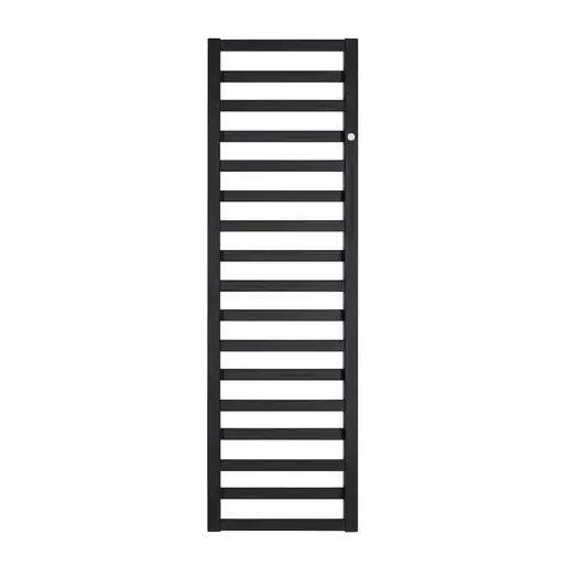 Kombinovaný radiátor Hopa Poppy 131x50 cm čierny matný RADPPY501331