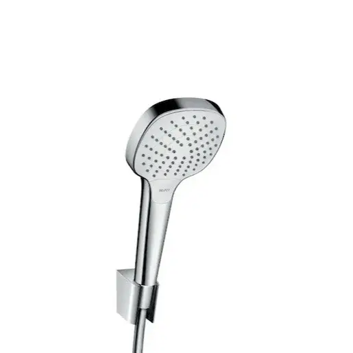 Hansgrohe Croma Select sprchová hlavica s hadicou biela/chróm 26425400