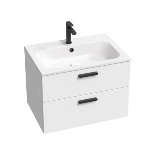 Ravak Chrome II kúpeľňová skrinka pod umývadlo 70x50x49 cm biely lesk X000001745