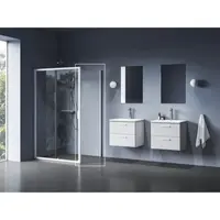 Ravak Blix II bočná zástena k sprchovacím dverám 90x90 cm 9BM70E00Z1