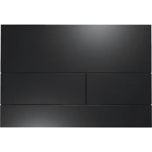 Ovládacie tlačidlo TECE Square z kovu v čiernej farbe mat 9240833